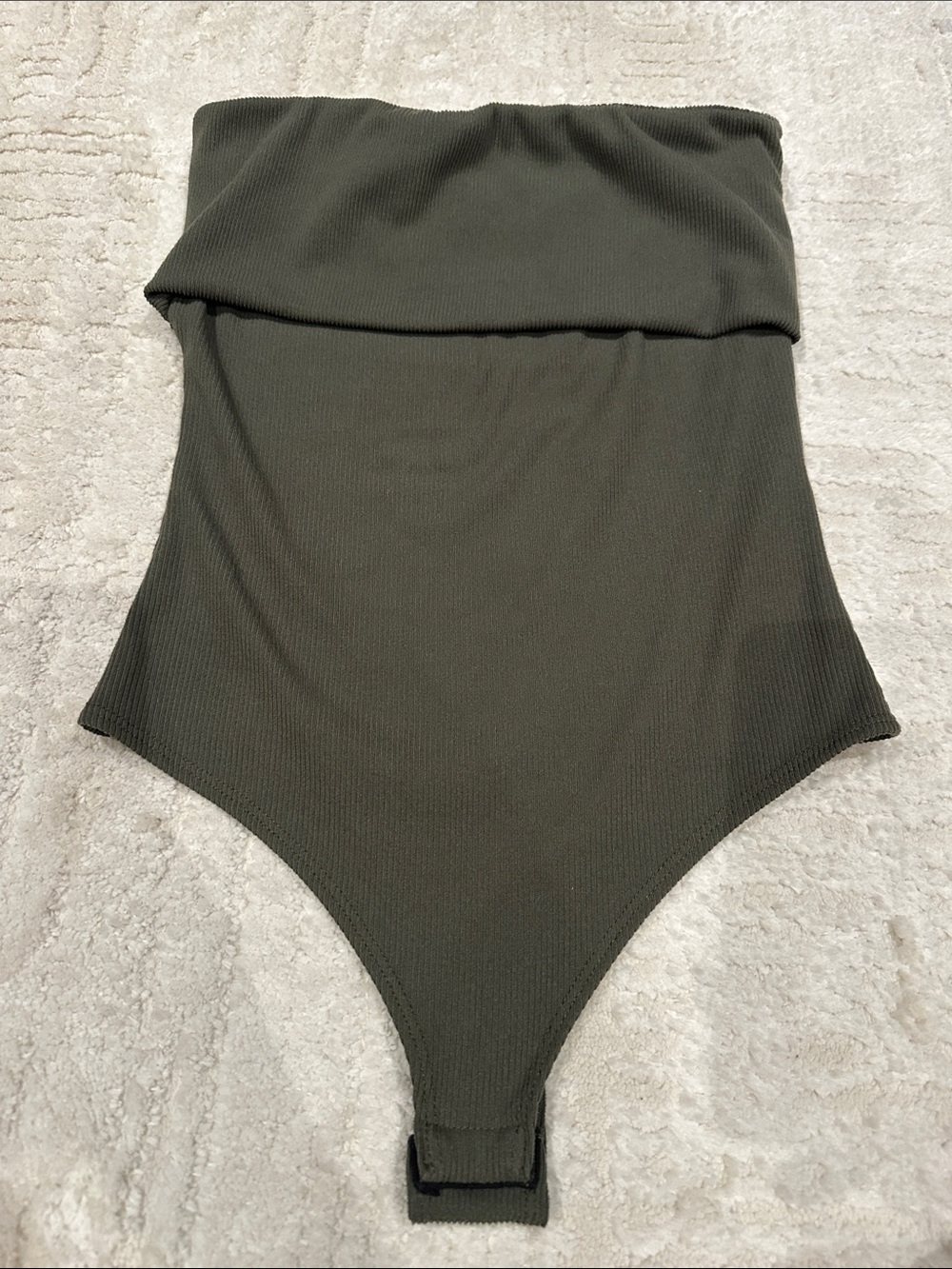 Olive Green One-Piece Bodysuit